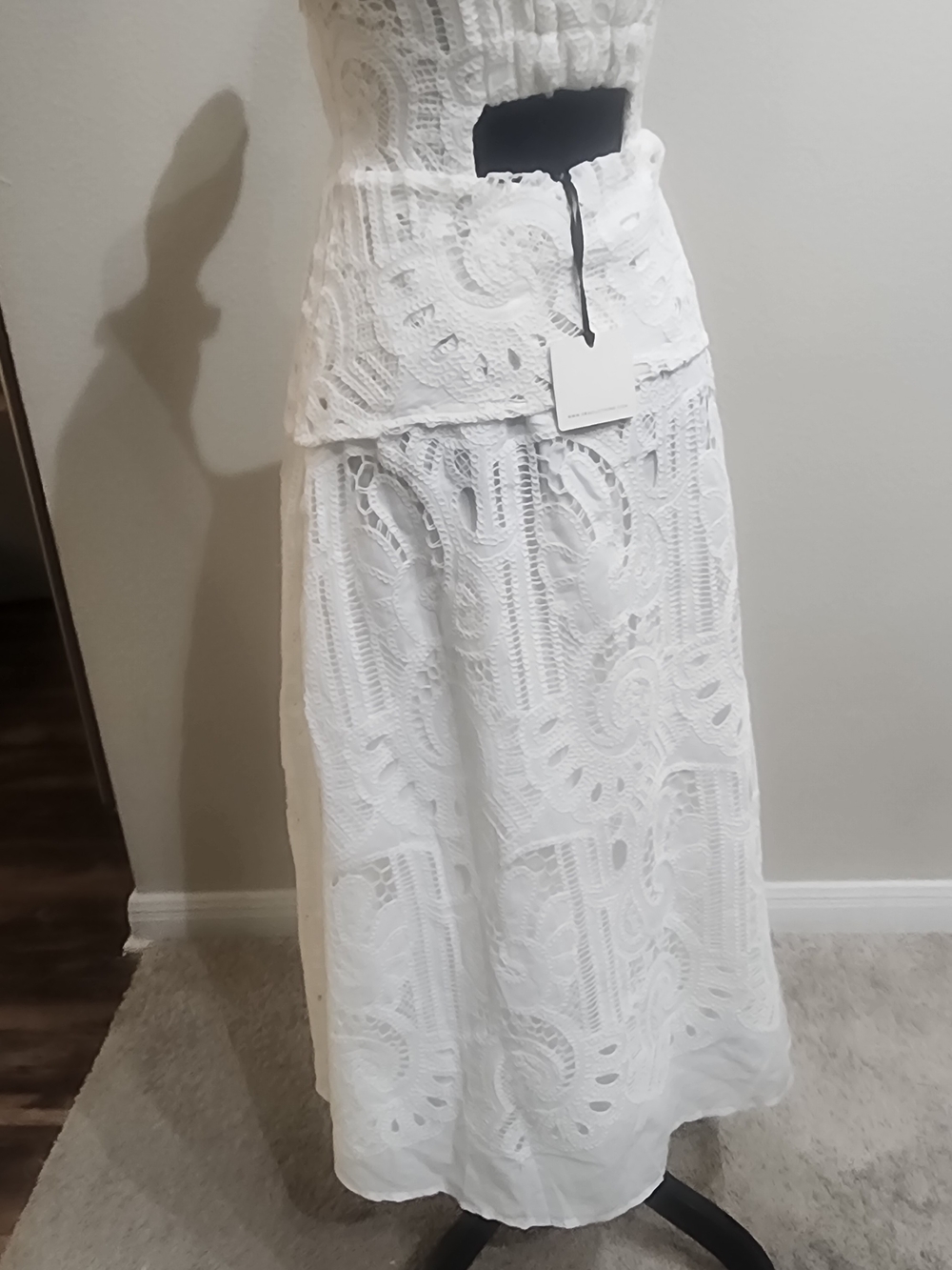 Strapless White Dress dRA - Picture 15 of 16